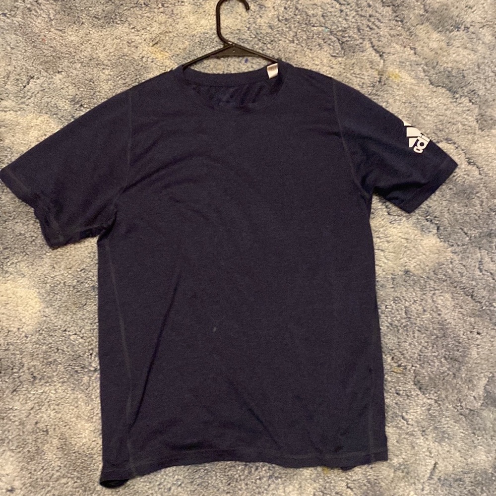 Navy blue adidas tee